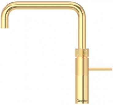 Quooker Küchenarmatur Fusion Square mit PRO3 Reservoir Gold FNSGLD  mit PRO3